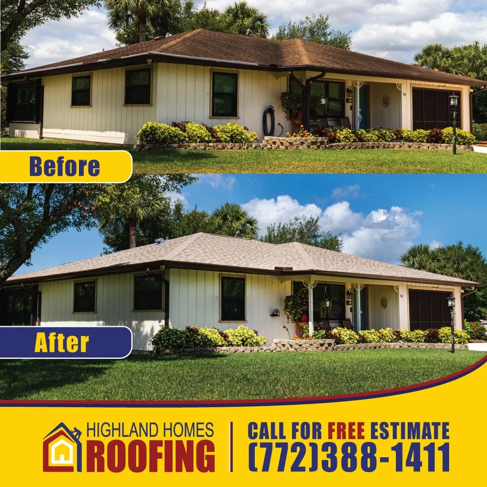 Slide of Highland Homes Roofing