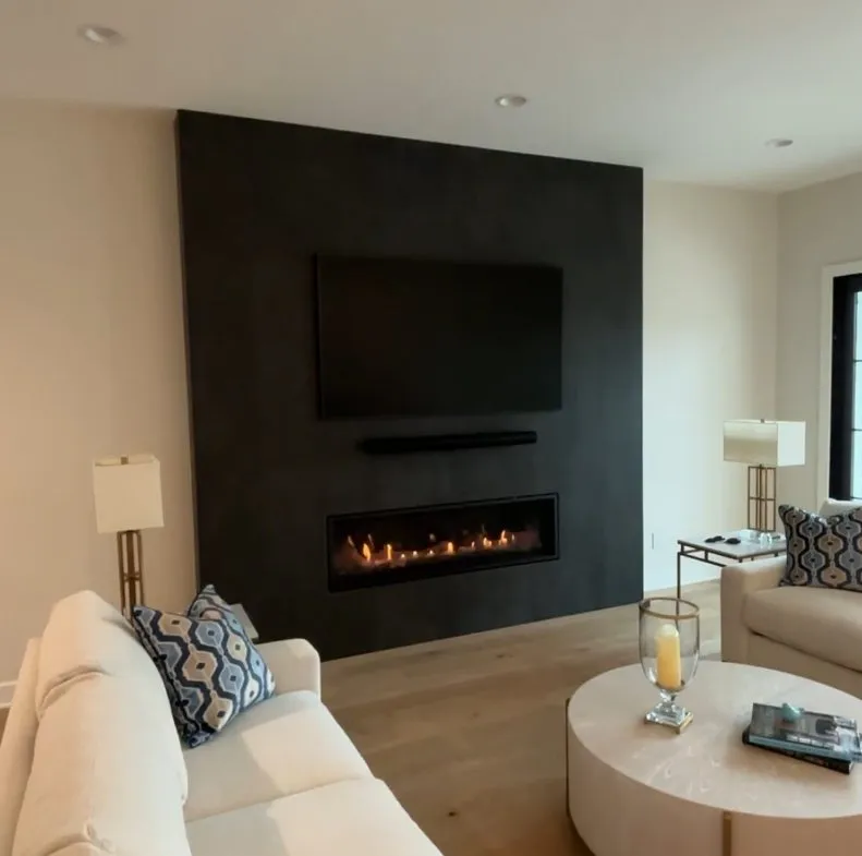 Slide of Hillside Fireplace & Stone