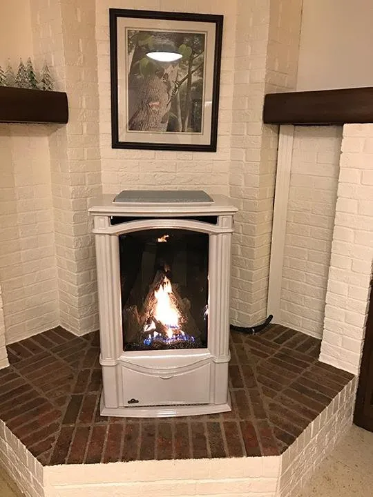 Slide of Hillside Fireplace & Stone