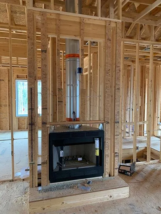 Slide of Hillside Fireplace & Stone