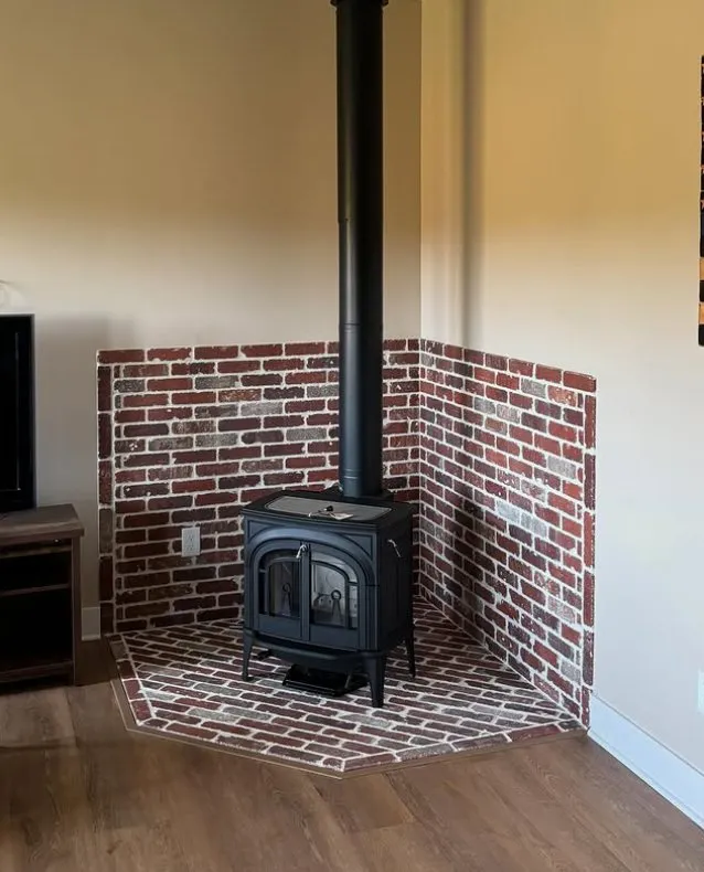 Slide of Hillside Fireplace & Stone