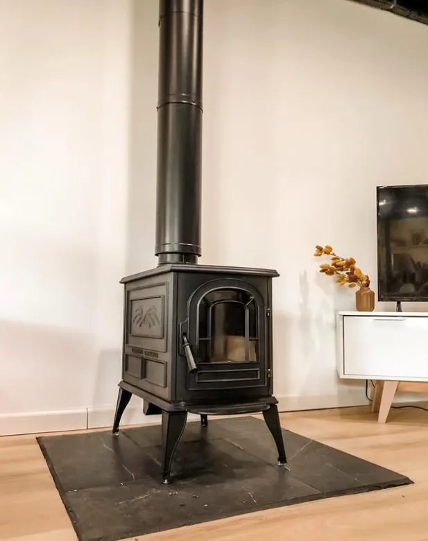 Slide of Hillside Fireplace & Stone