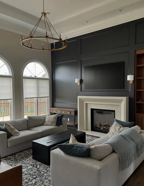 Slide of Hillside Fireplace & Stone