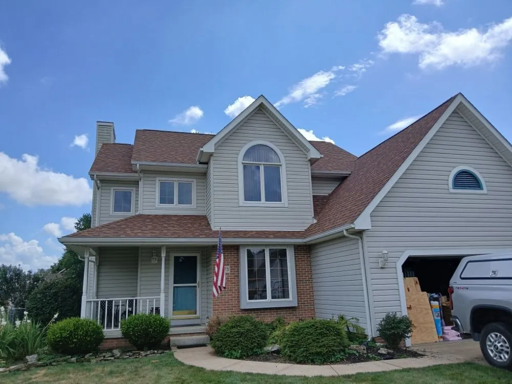 Professional roof leak repair in Adamsville, OH by Hillside Roofing