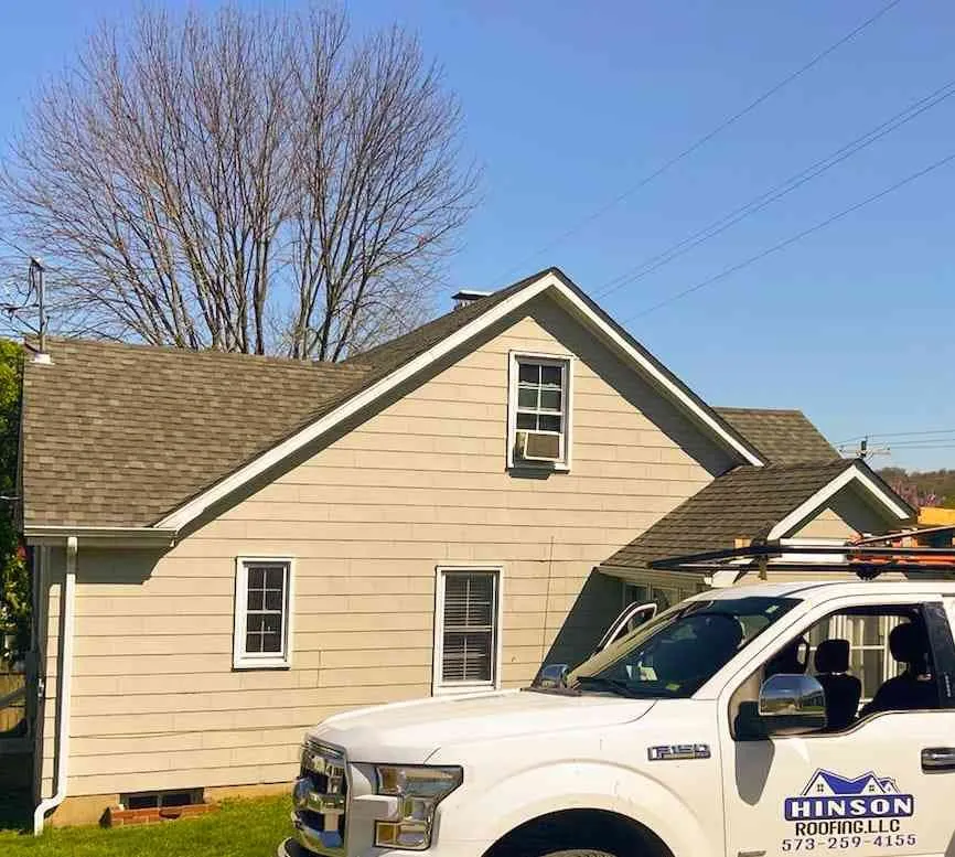 Slide of Hinson Roofing