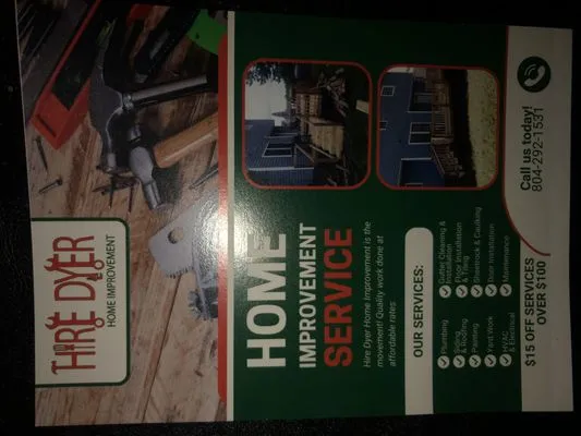 Hire Dyer Home Improvement Logo