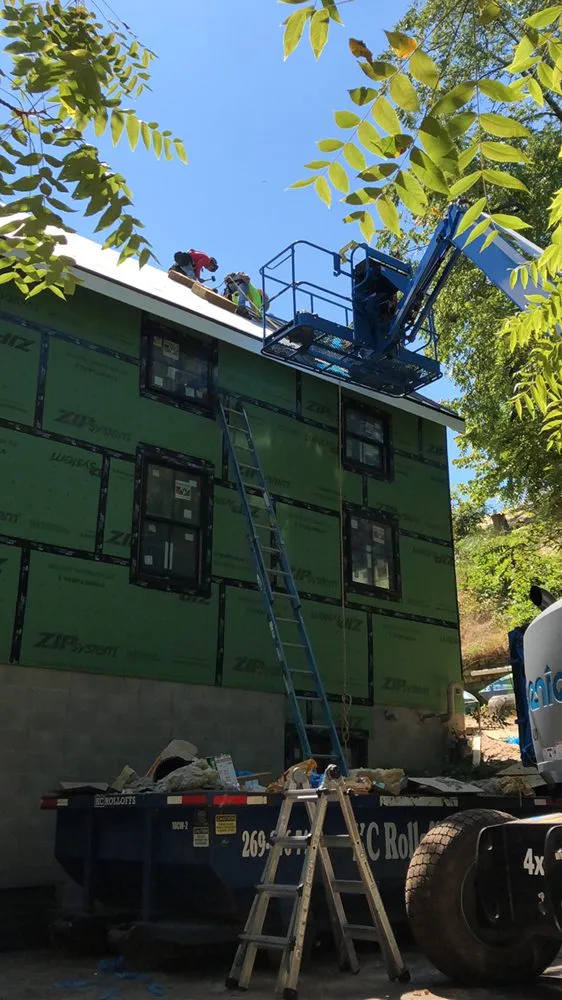 Professional residential roofing service for fast service in Coloma, MI by Hired Guns Roofing