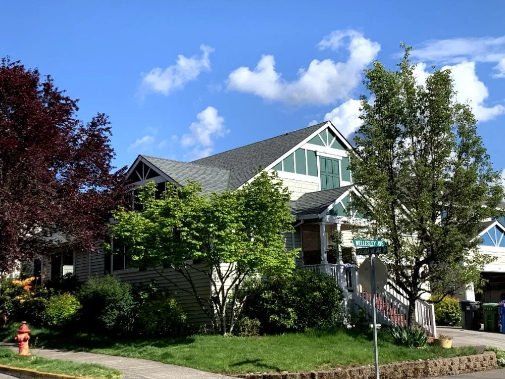 Slide of His and Hers Construction