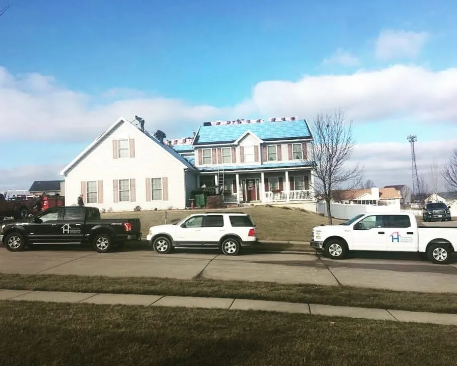 Slide of His and Hers Construction