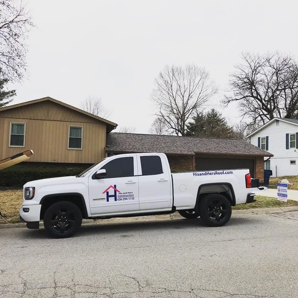 Slide of His and Hers Construction