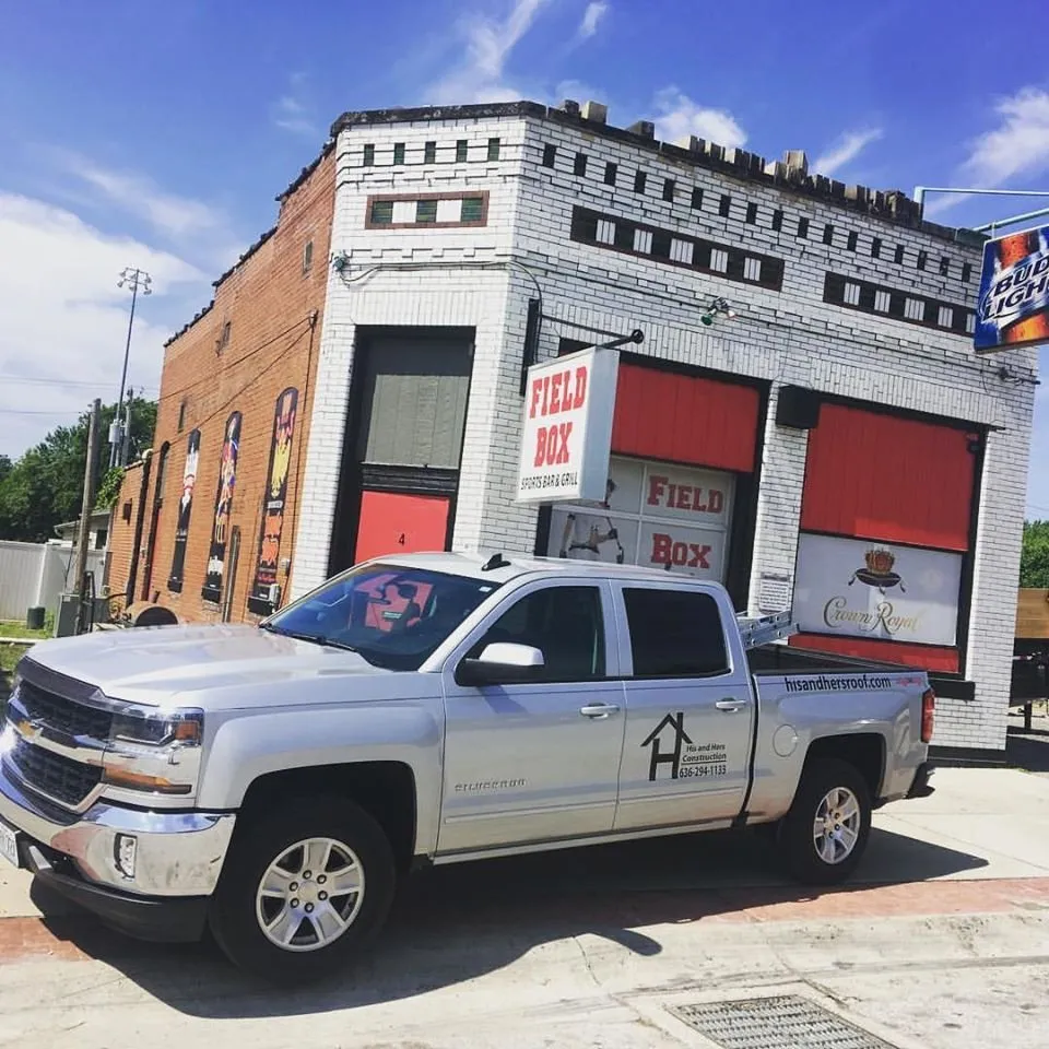 Slide of His and Hers Construction