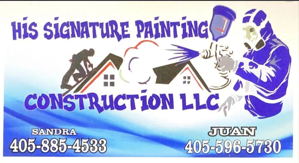 Slide of His Signature Painting & Construction