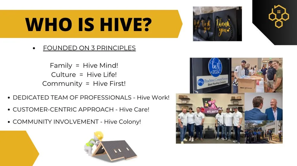 Slide of Hive Roofing