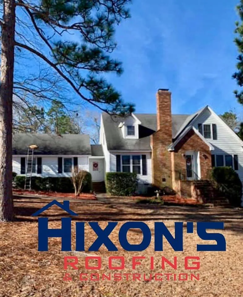 Slide of Hixon's Roofing