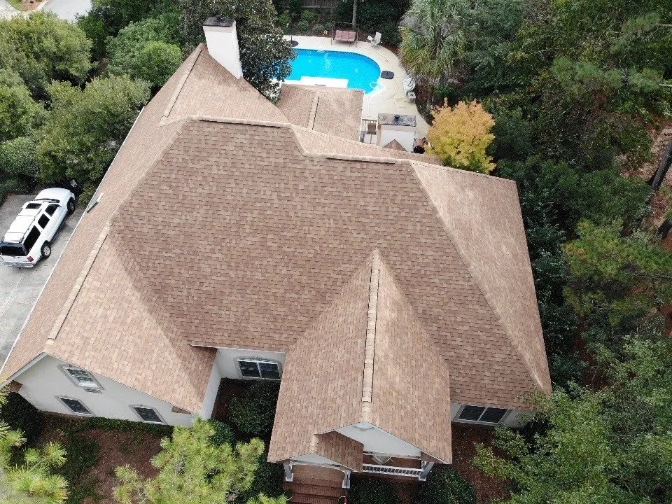 Slide of Hixon's Roofing