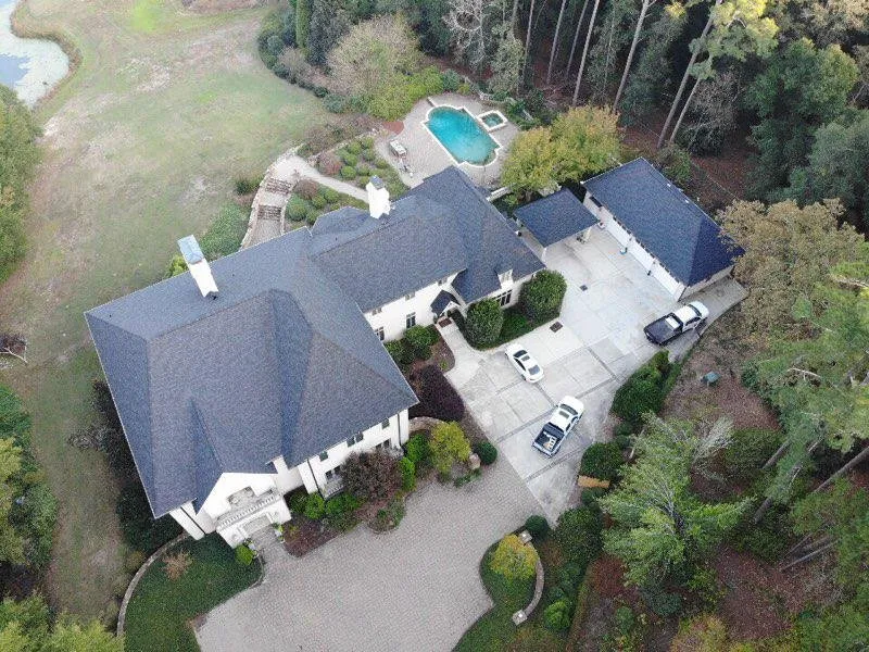 Slide of Hixon's Roofing