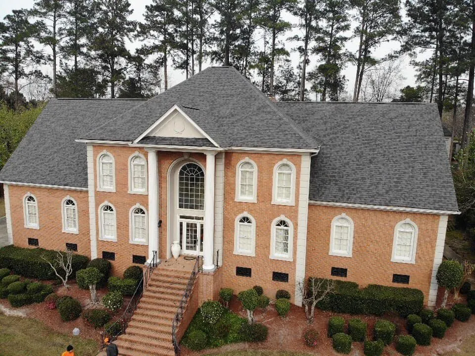 Slide of Hixon's Roofing