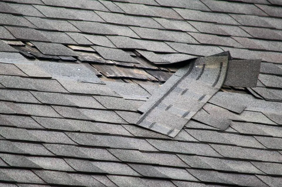 Slide of Hixon's Roofing