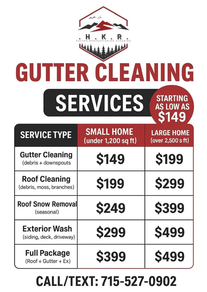 Slide of HKR Gutter Roof & Exterior Cleaning