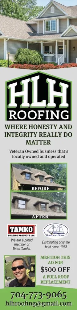 Slide of HLH Roofing