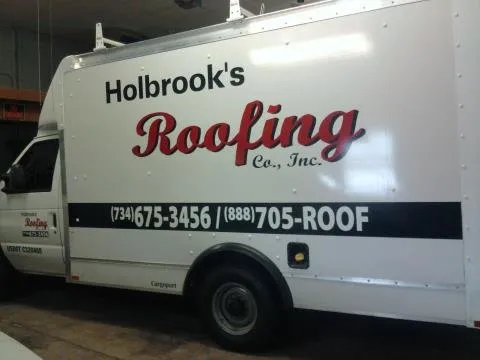 Slide of Holbrook's Roofing