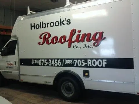 Slide of Holbrook's Roofing