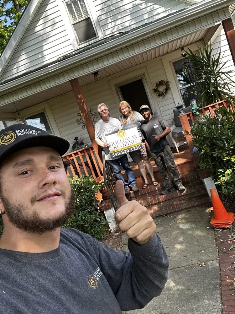 Slide of Holloway Roofing