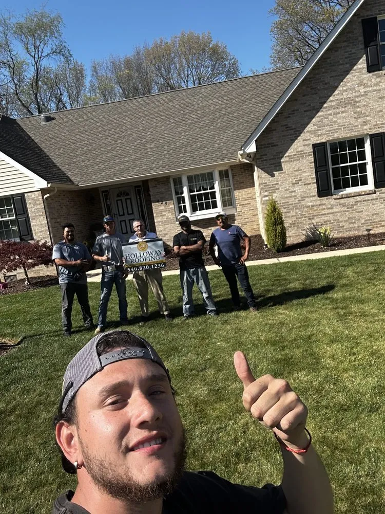 Slide of Holloway Roofing