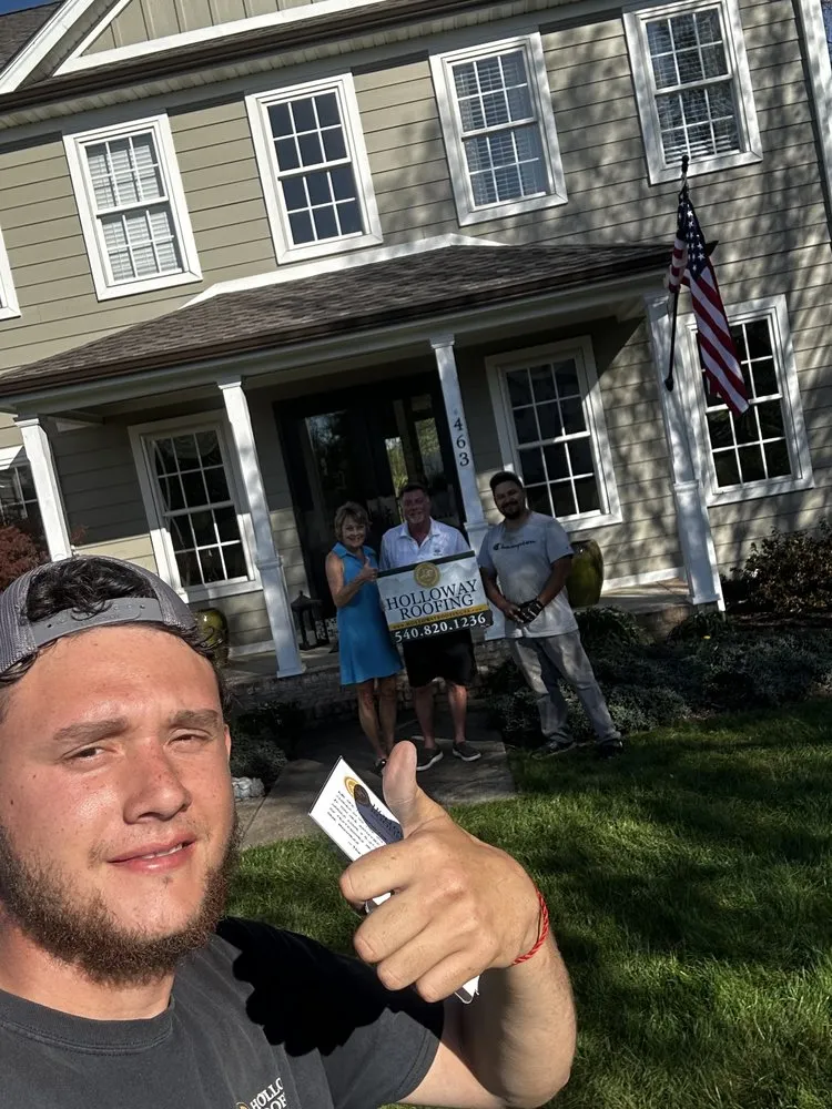 Slide of Holloway Roofing