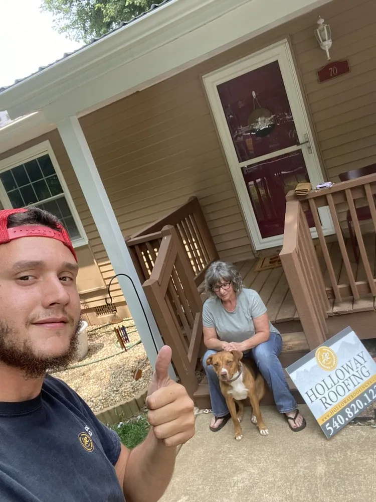 Slide of Holloway Roofing