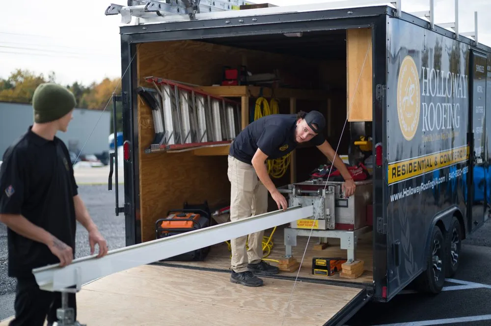 Slide of Holloway Roofing