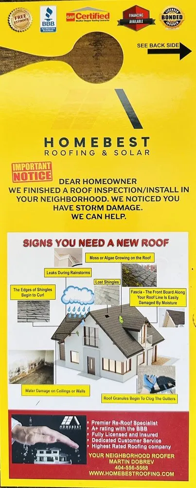 Slide of Home Best Roofing