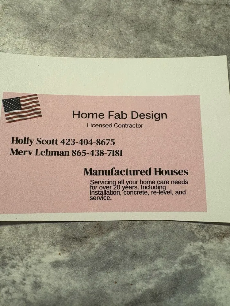 Slide of Home Fab Design