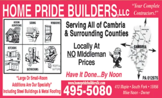 Reliable roof replacement for homes across South Fork, PA - Home Pride Builders