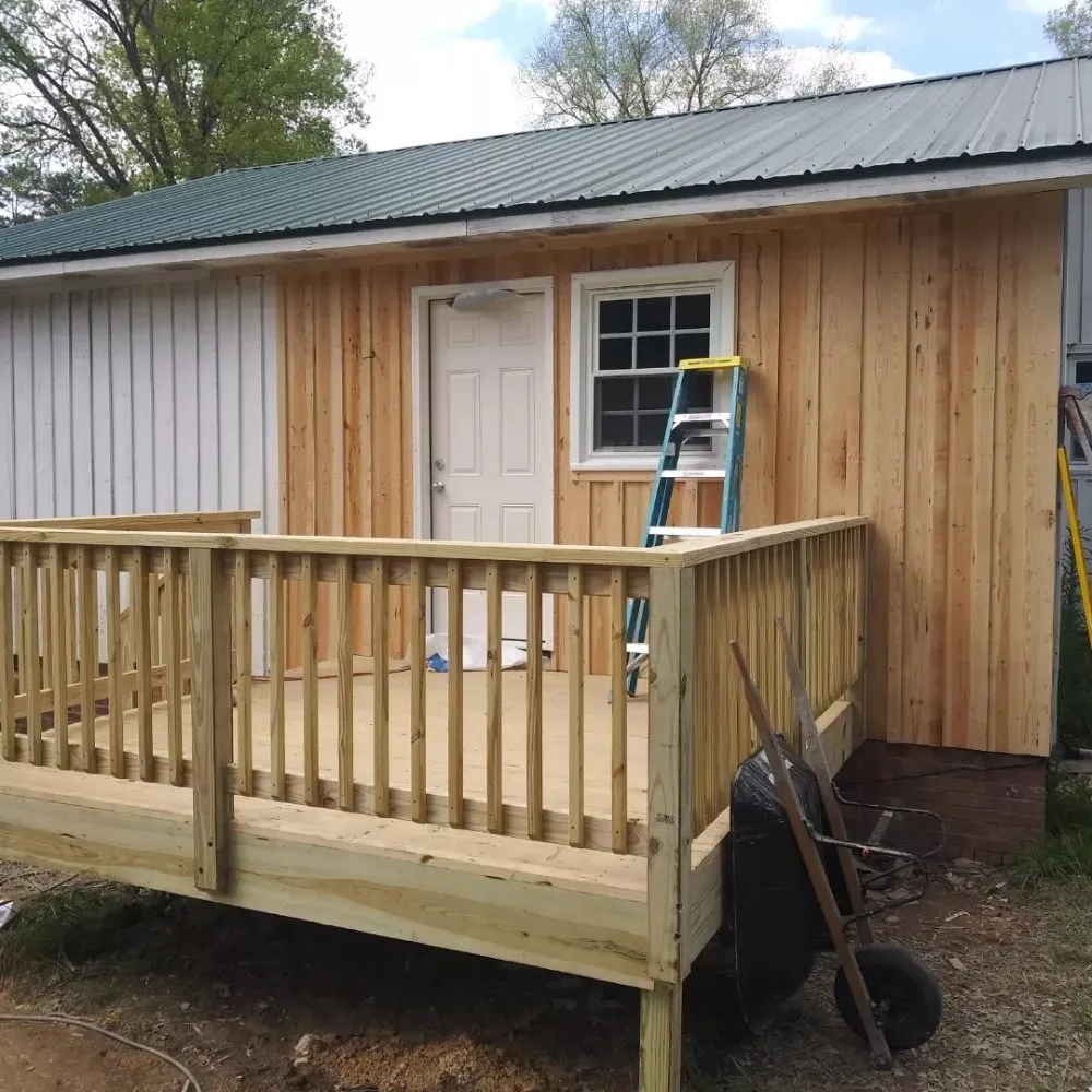 Local metal roofing installation in Lawndale, NC by Home Team Handyman Service