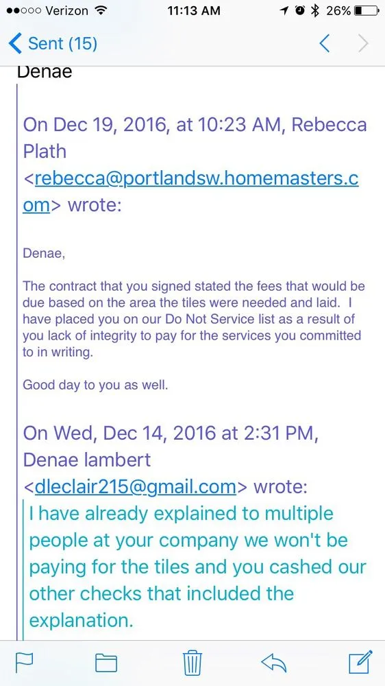 Slide of Homemasters - West PDX