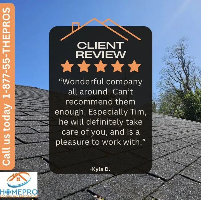 Slide of HomePro Roofing and Restoration