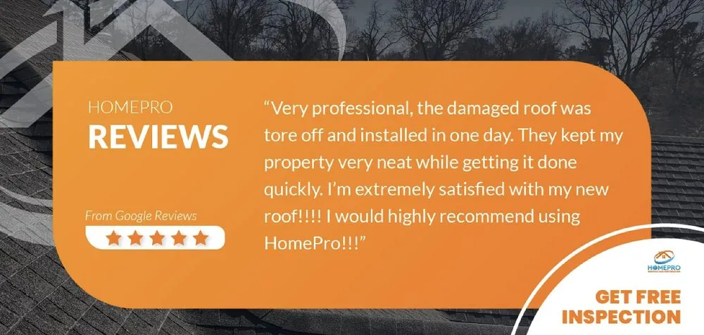 Slide of Homepro Roofing and Restoration