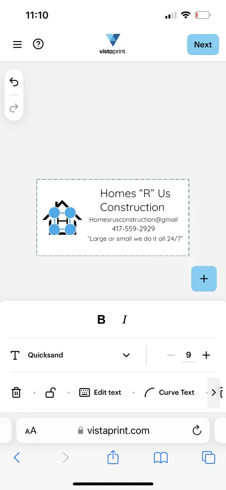 Slide of Homes R US Construction
