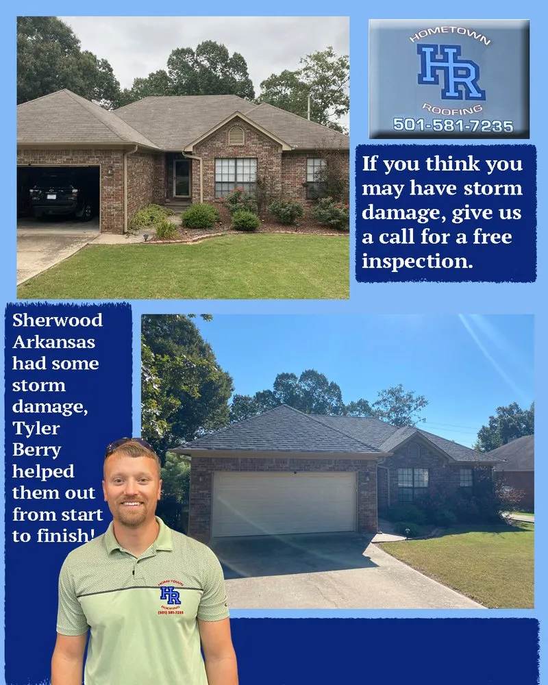 Slide of Hometown Roofing