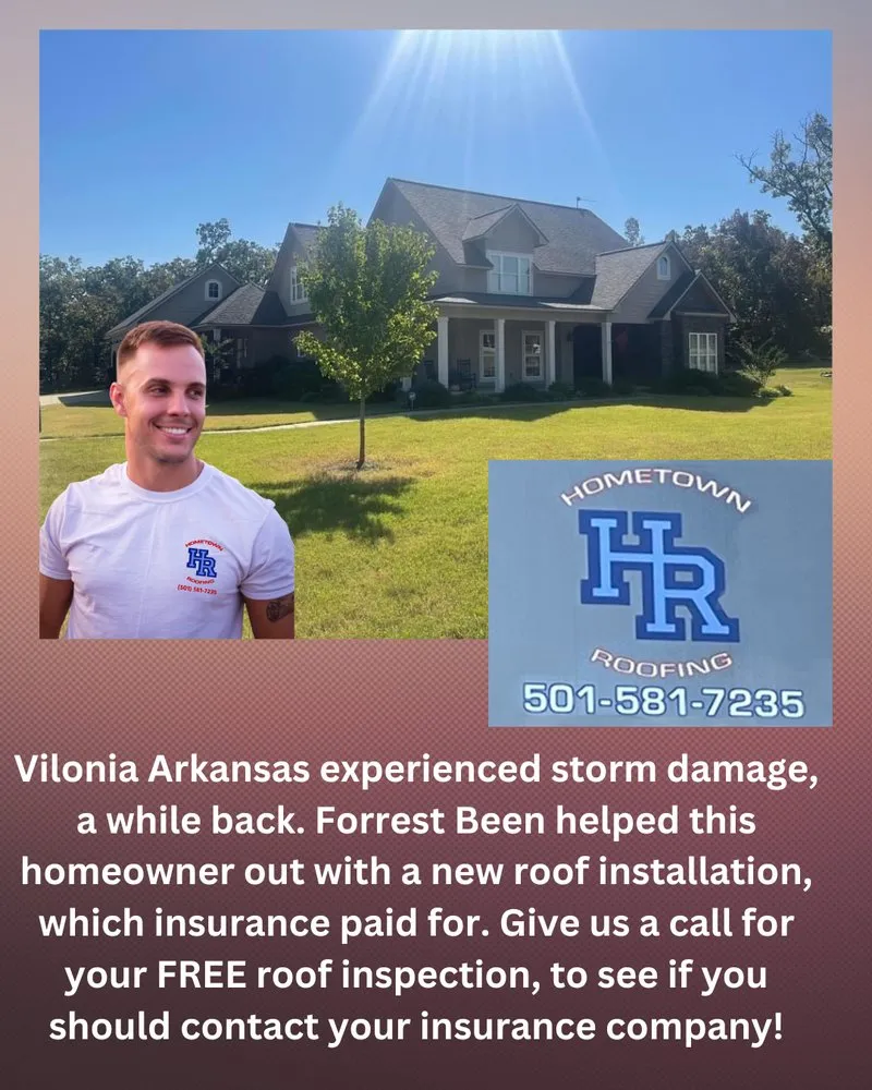 Slide of Hometown Roofing