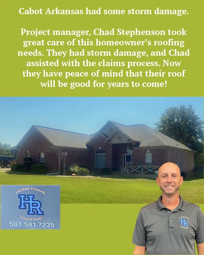 Slide of Hometown Roofing