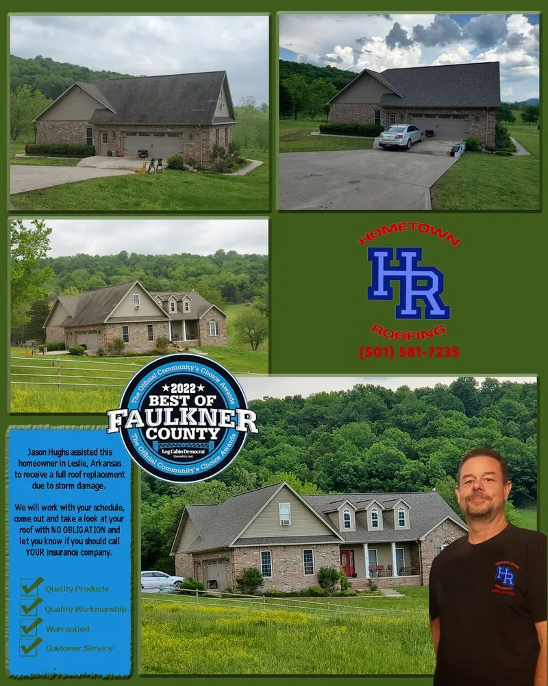 Slide of Hometown Roofing