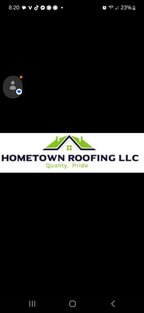 Slide of Hometown roofing