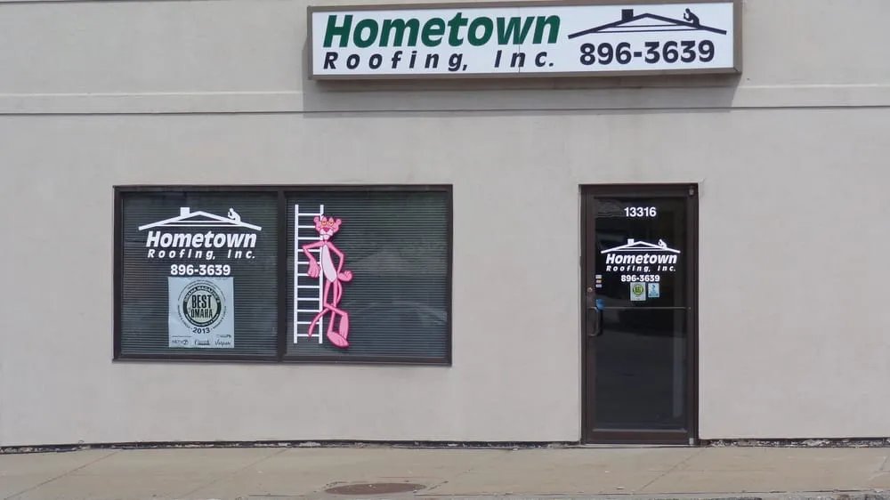 Slide of Hometown Roofing