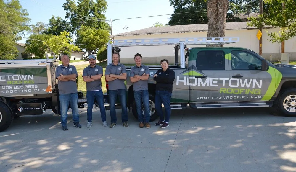 Slide of Hometown Roofing