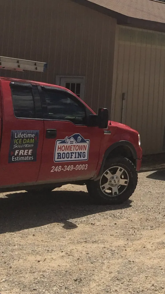 Slide of HomeTown Roofing