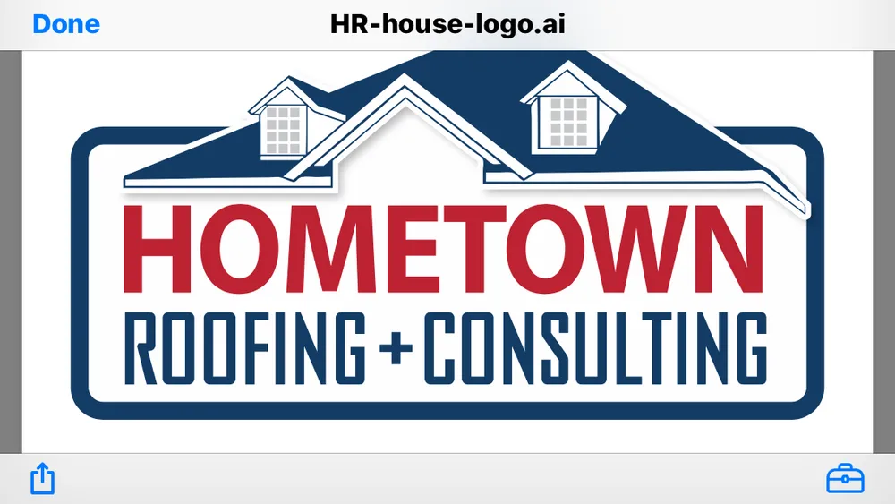 Slide of HomeTown Roofing