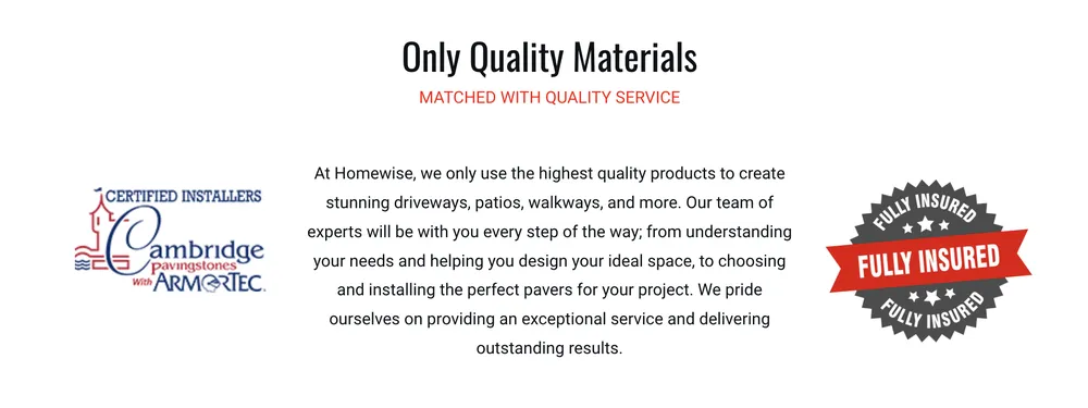 Slide of Homewise contractors