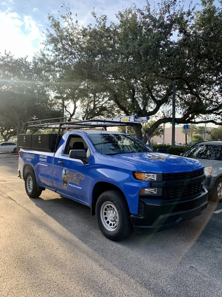 Slide of Honest Abe Roofing